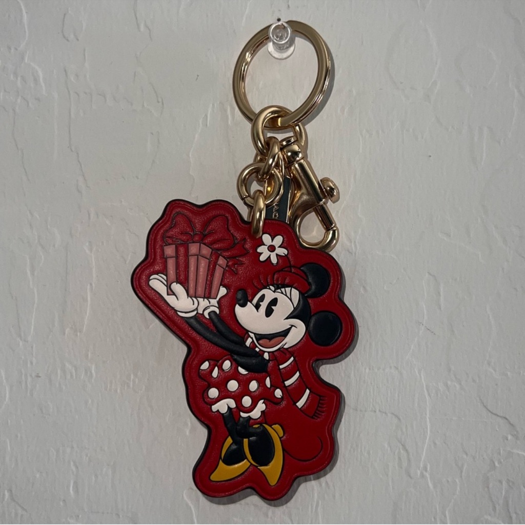Coach Disney Holiday Coach Keychain